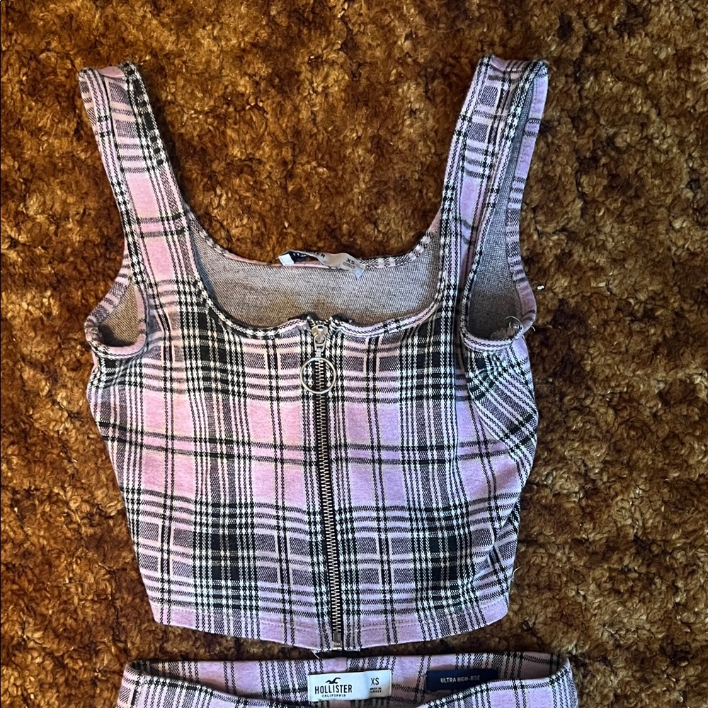 Plaid Women's set - Picture 3 of 3